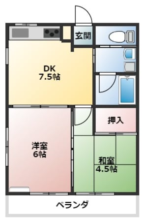 ATマンションの物件間取画像